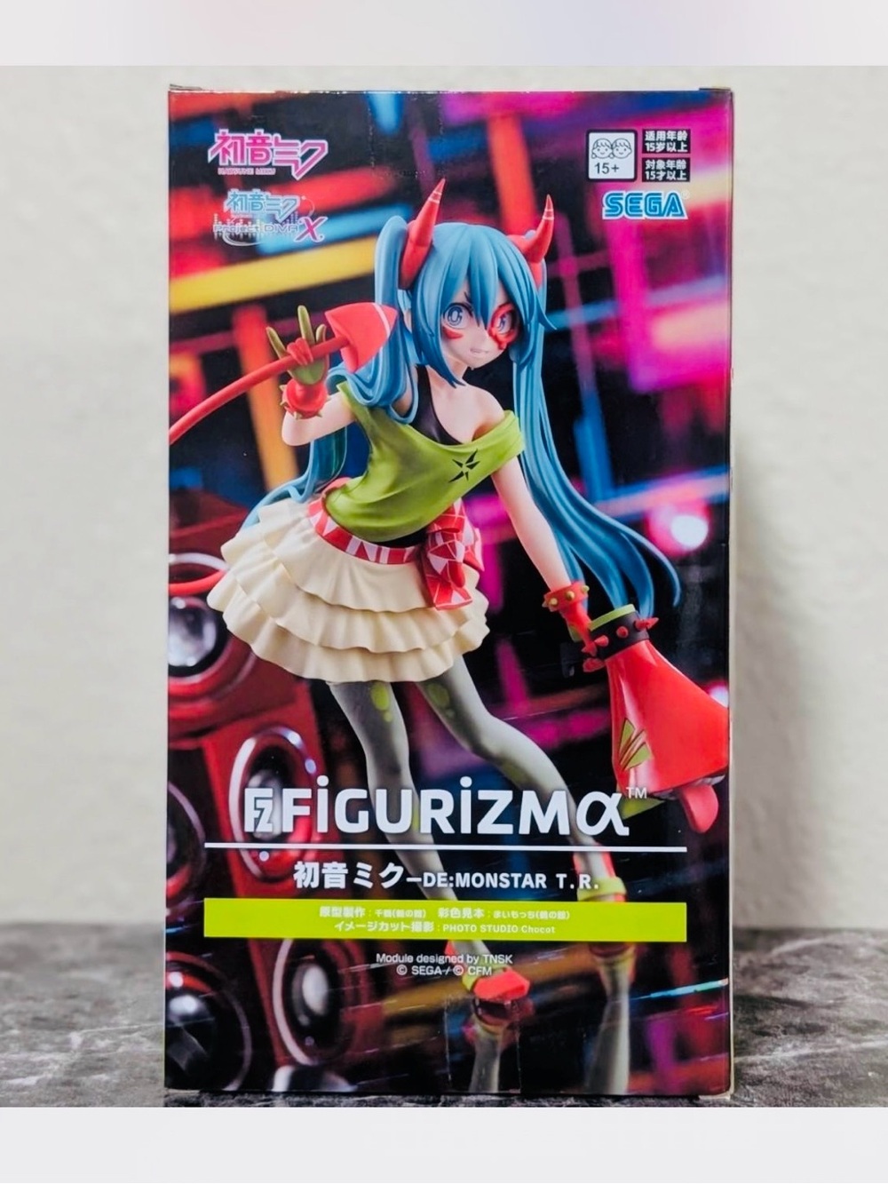 SEGA FIGURIZMA Hatsune Miku DE:MONSTAR T.R. Collectible Figure